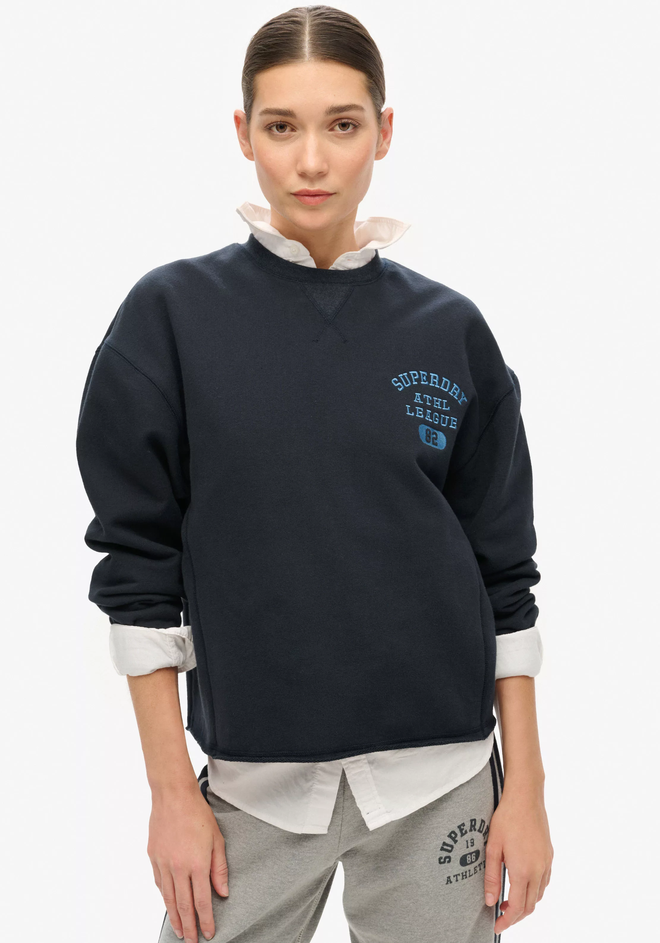 Superdry Sweatshirt Athletic (1-tlg) Plain/ohne Details günstig online kaufen