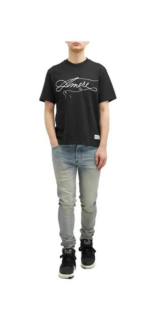 AMIRI Print-Shirt Amiri Stich T-Shirt Schwarz Herren S günstig online kaufen