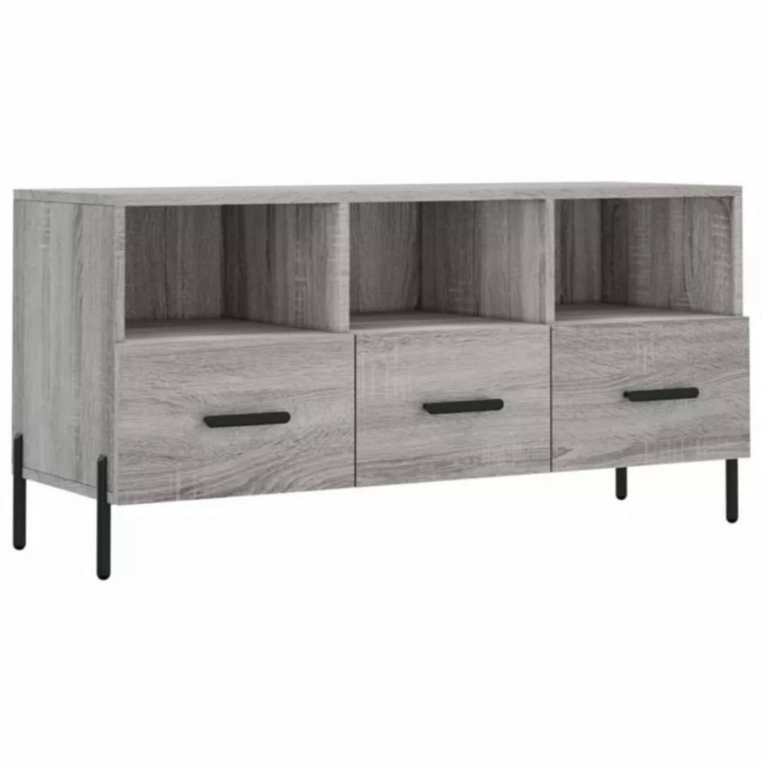 furnicato TV-Schrank Grau Sonoma 102x36x50 cm Holzwerkstoff günstig online kaufen