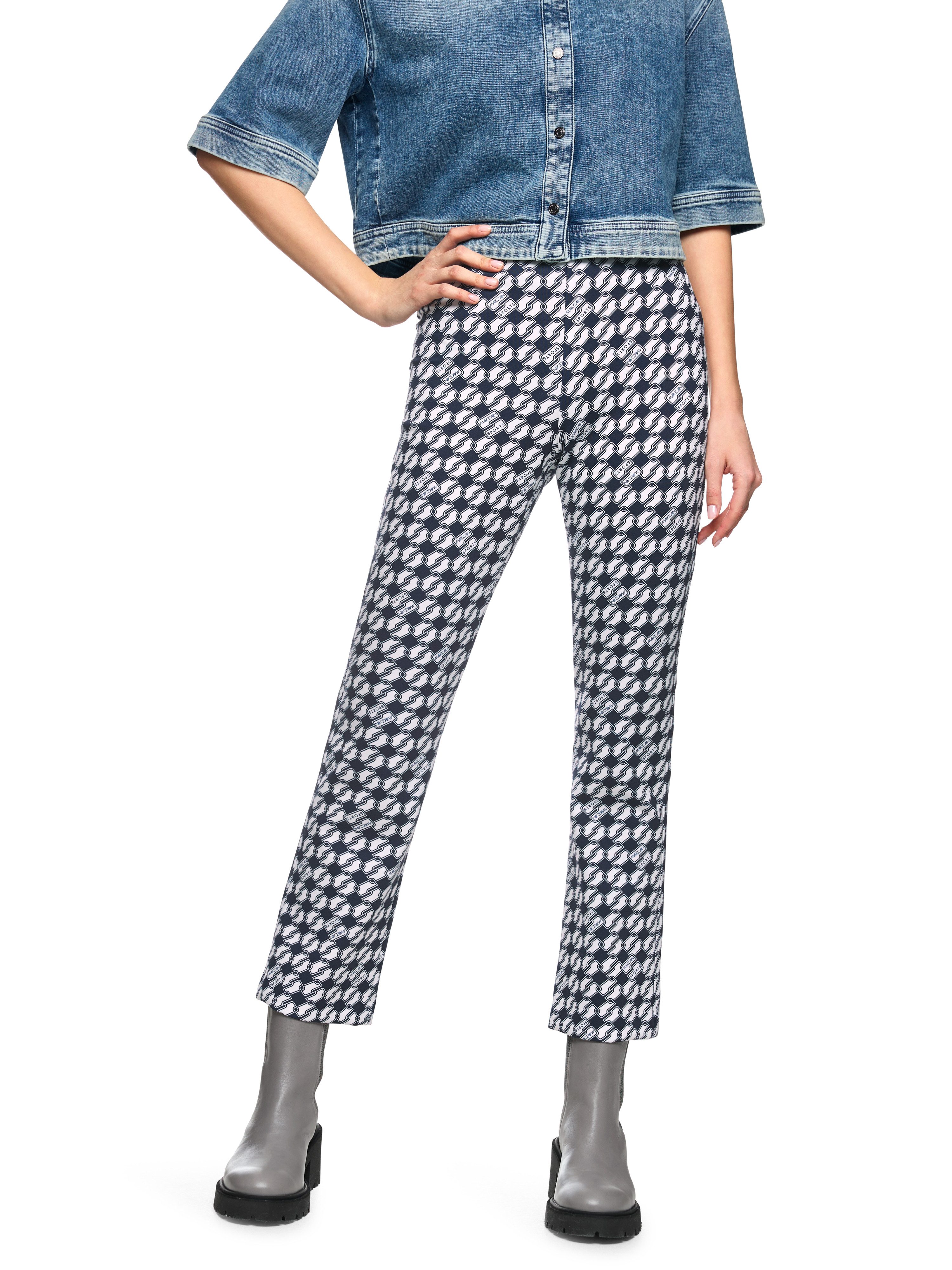 Marc Cain Schlupfhose Logomania Premium Damenmode günstig online kaufen