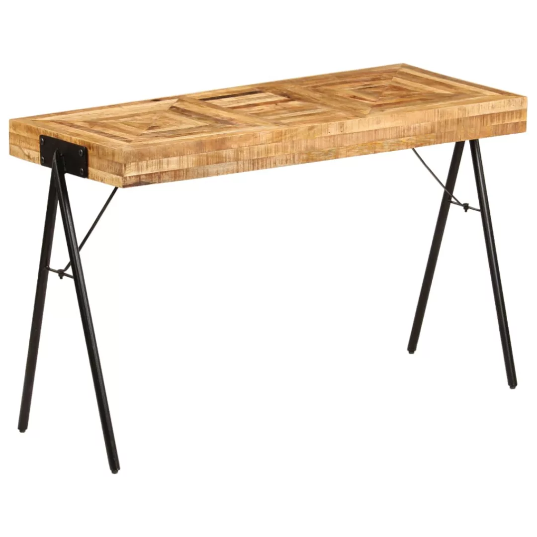 Schreibtisch Massivholz Mango 118 X 50 X 75 Cm günstig online kaufen