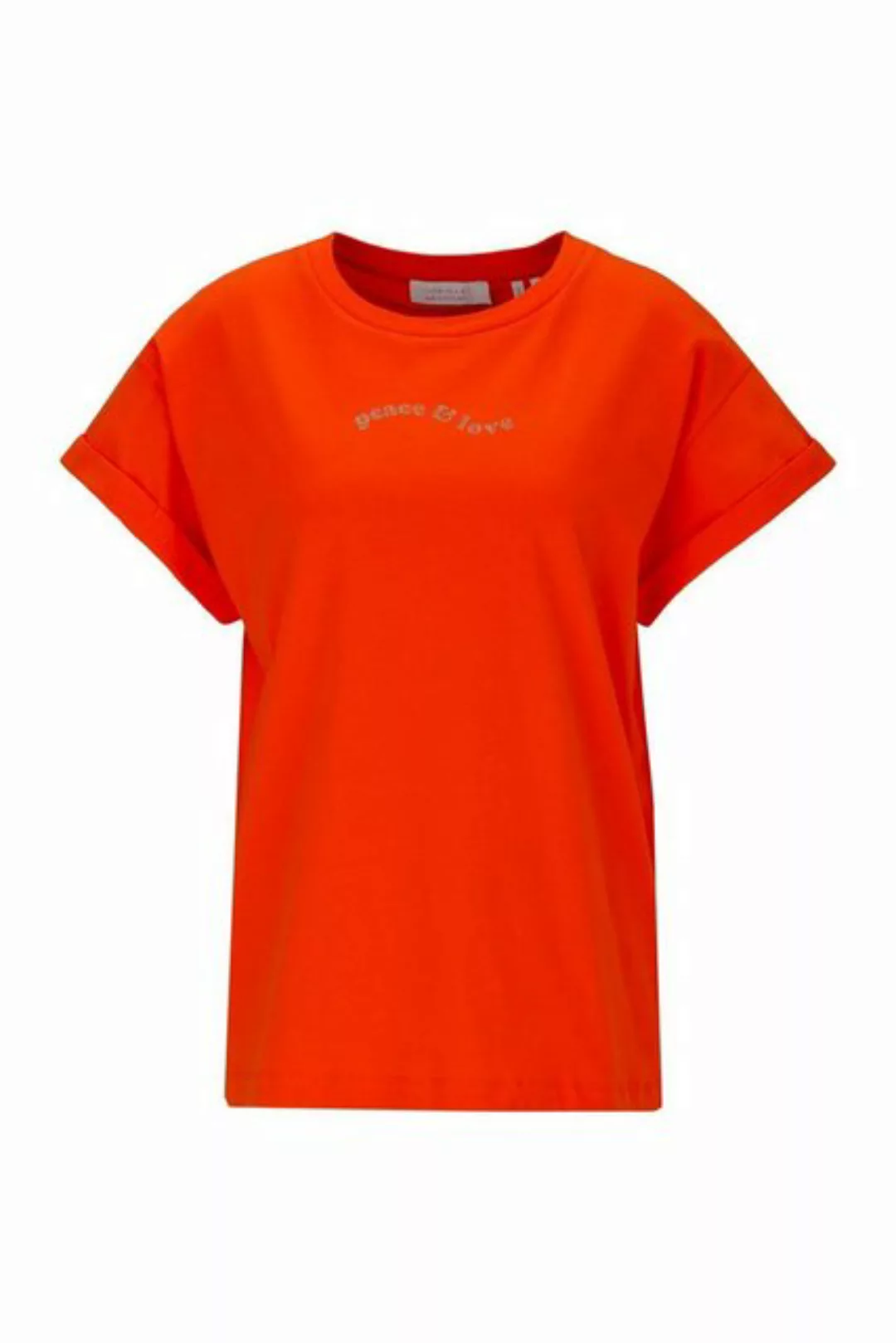 Rich & Royal T-Shirt Boyfriend-farbenes Strasssteine besetztes Bio-Shirt günstig online kaufen