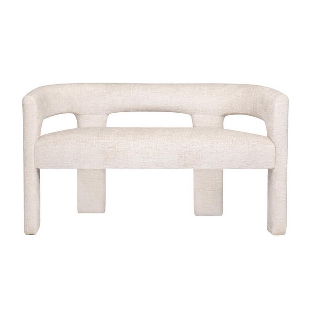 Livin Hill Sofa Leith, Hellbeige Chenille-Stoff, abgerundete Formen, vollst günstig online kaufen