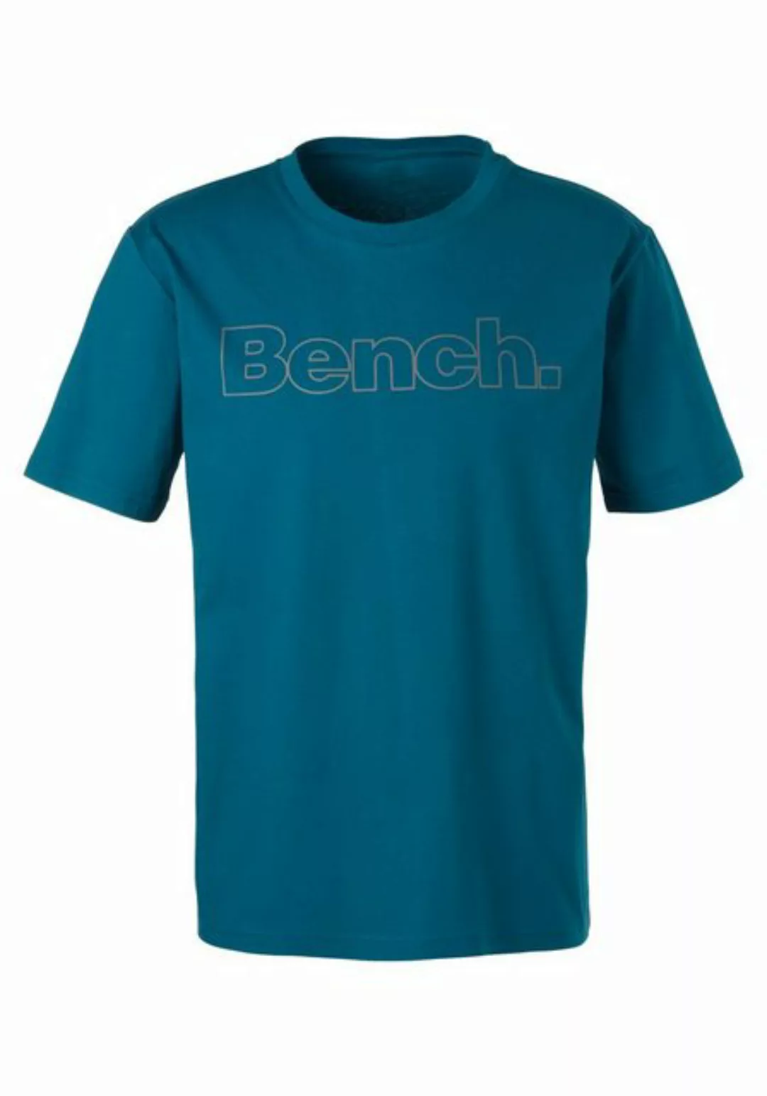 Bench. Loungewear T-Shirt (2-tlg) Shirt mit Logoprint, Basicshirt mit Rundh günstig online kaufen