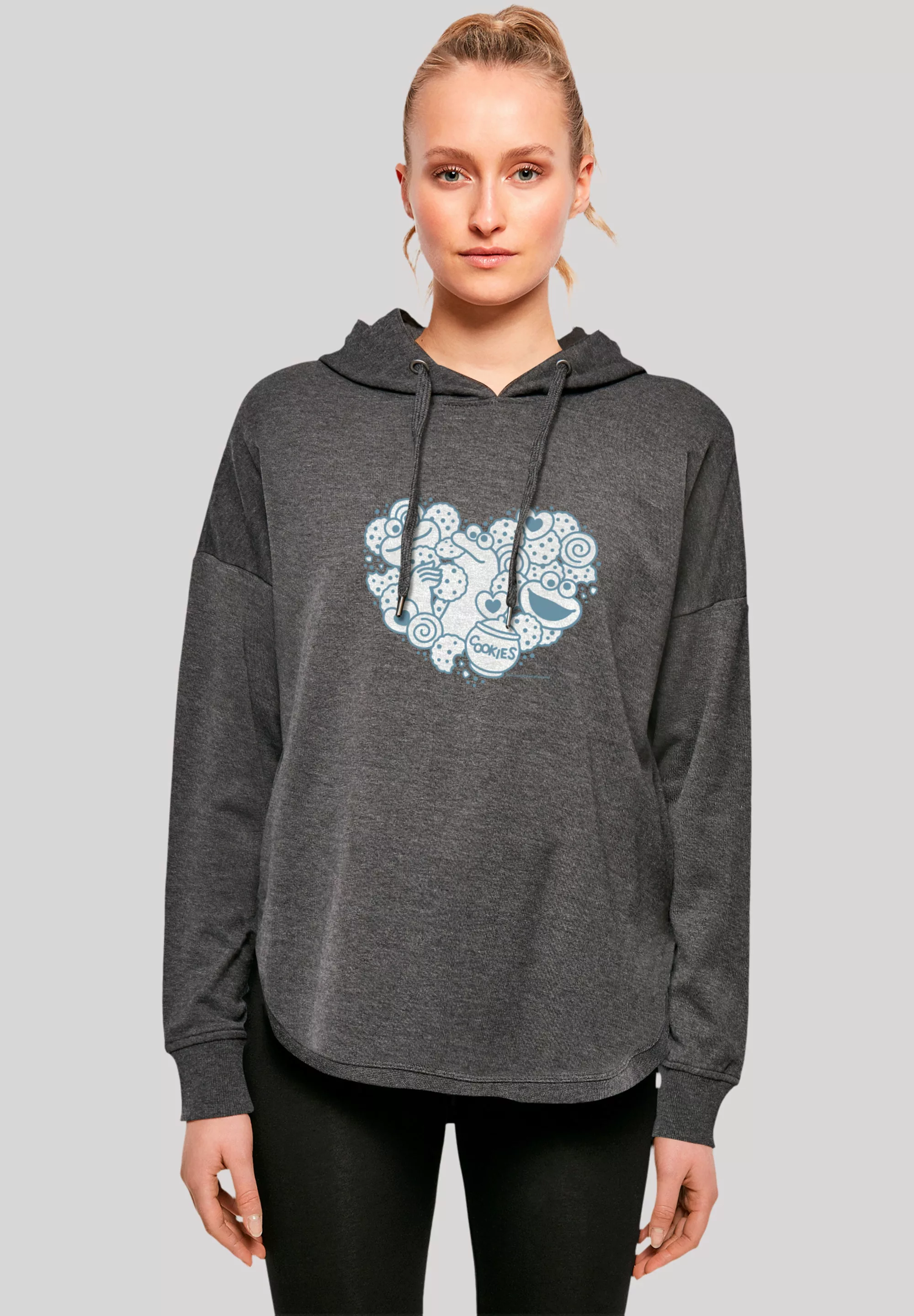 F4NT4STIC Kapuzenpullover "Sesamstraße Cookies from the heart", Premium Qua günstig online kaufen