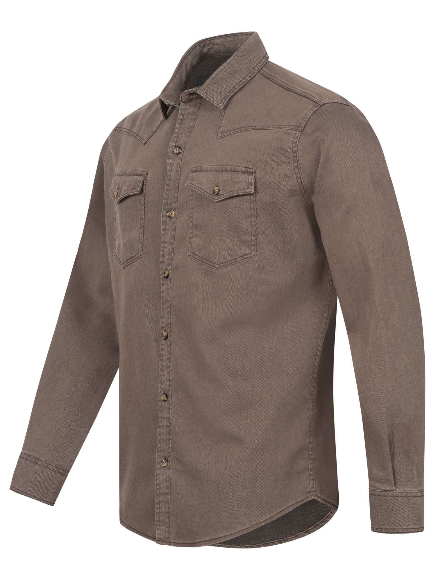 Rock Creek Jeanshemd Herren Jeanshemd mit günstig online kaufen