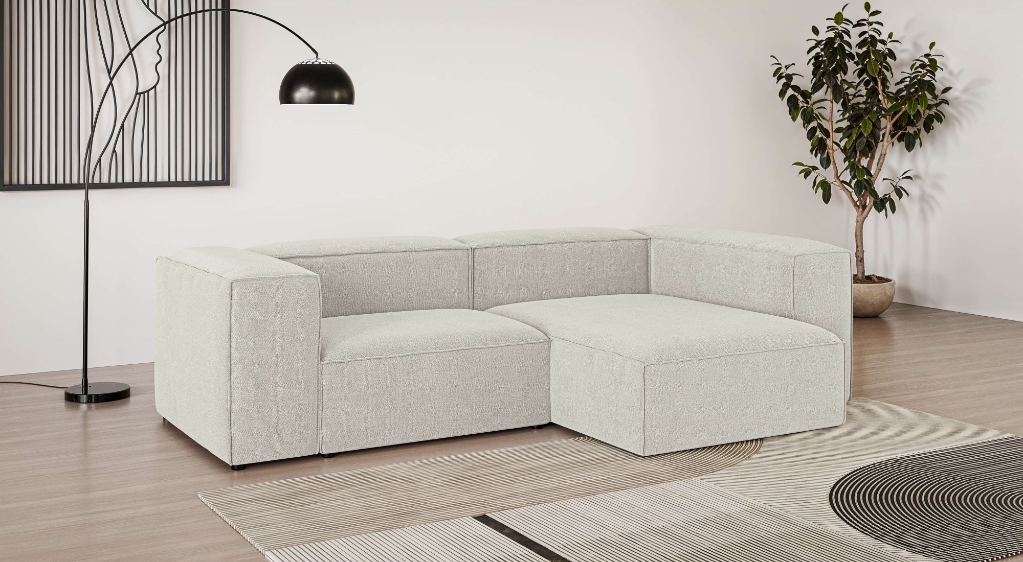 INOSIGN Ecksofa »HAILY L-Form links/rechts, Modularsofa, Maße B/T/H: 260/16 günstig online kaufen
