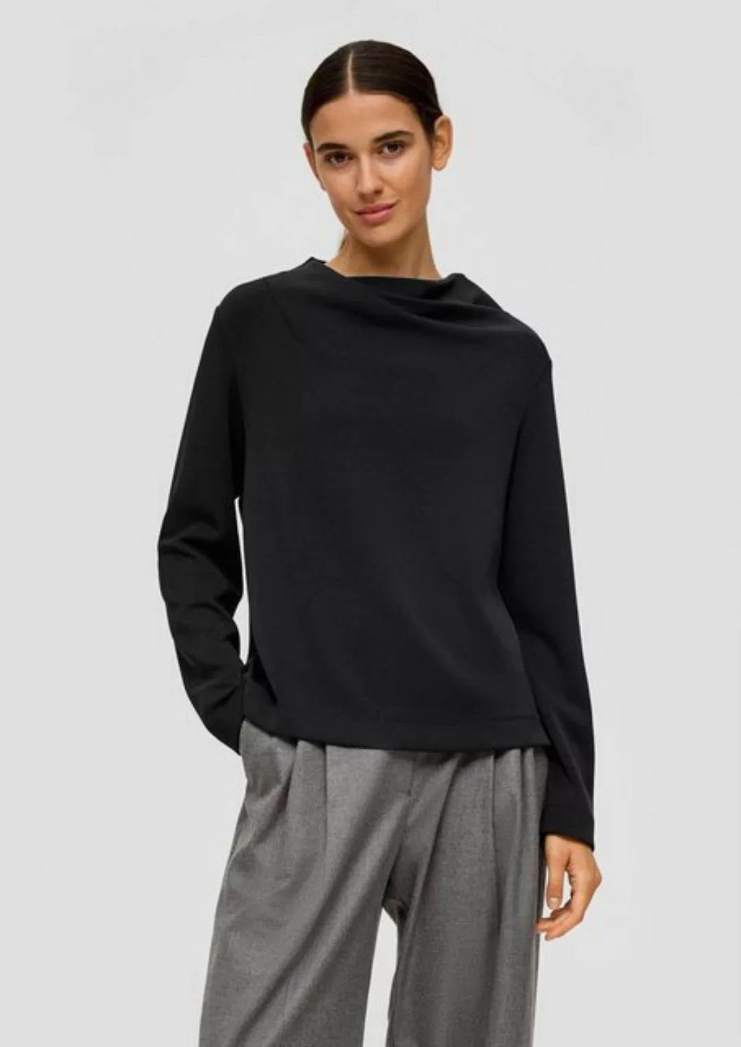 s.Oliver BLACK LABEL Sweatshirt Sweatshirt aus Modalmix günstig online kaufen