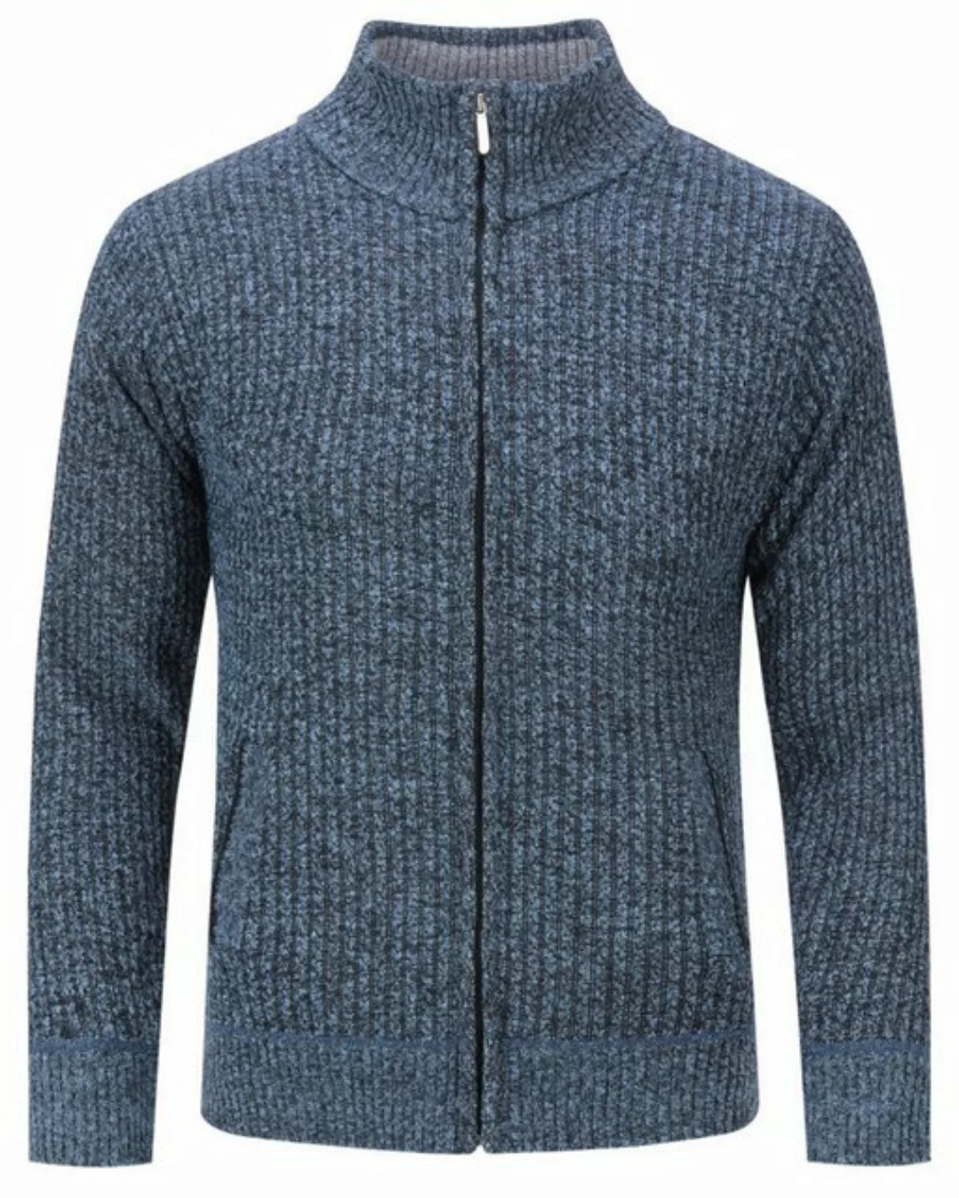 Allthemen Strickjacke mit Stehkragen Herren klassischer Cardigan günstig online kaufen