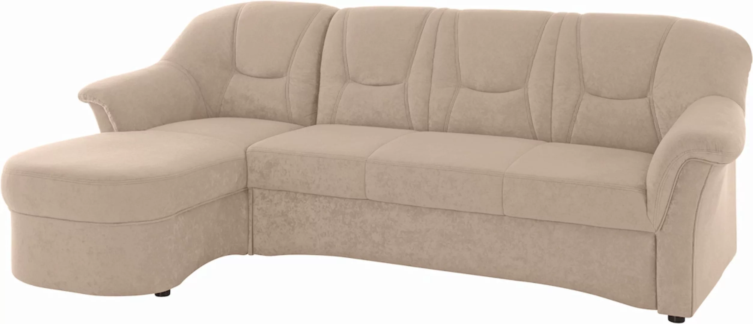 DOMO collection Ecksofa Sarafina L-Form, wahlweise mit Bettfunktion, option günstig online kaufen