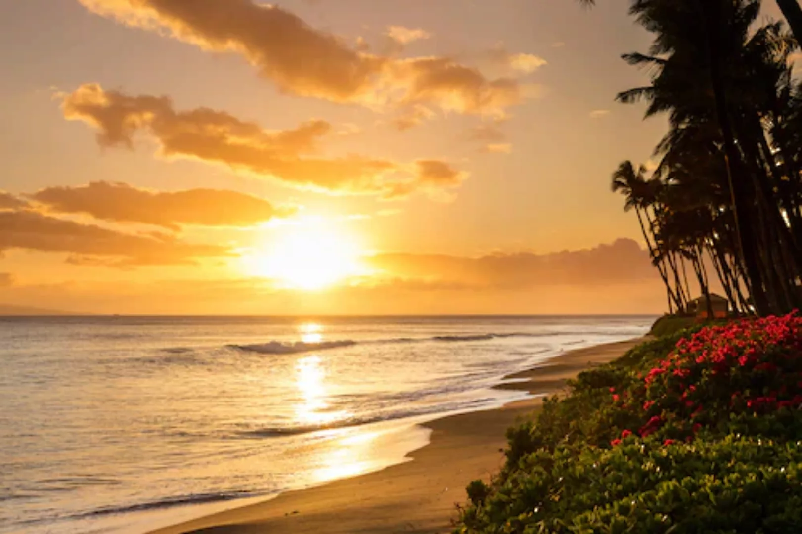 Papermoon Fototapete »Kaanapali Beach Hawaii« günstig online kaufen