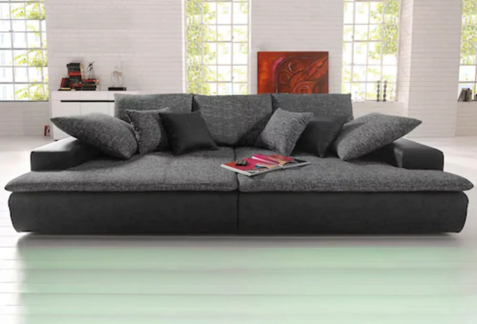 Mr. Couch Big-Sofa Haiti, wahlweise mit RGB-Beleuchtung günstig online kaufen