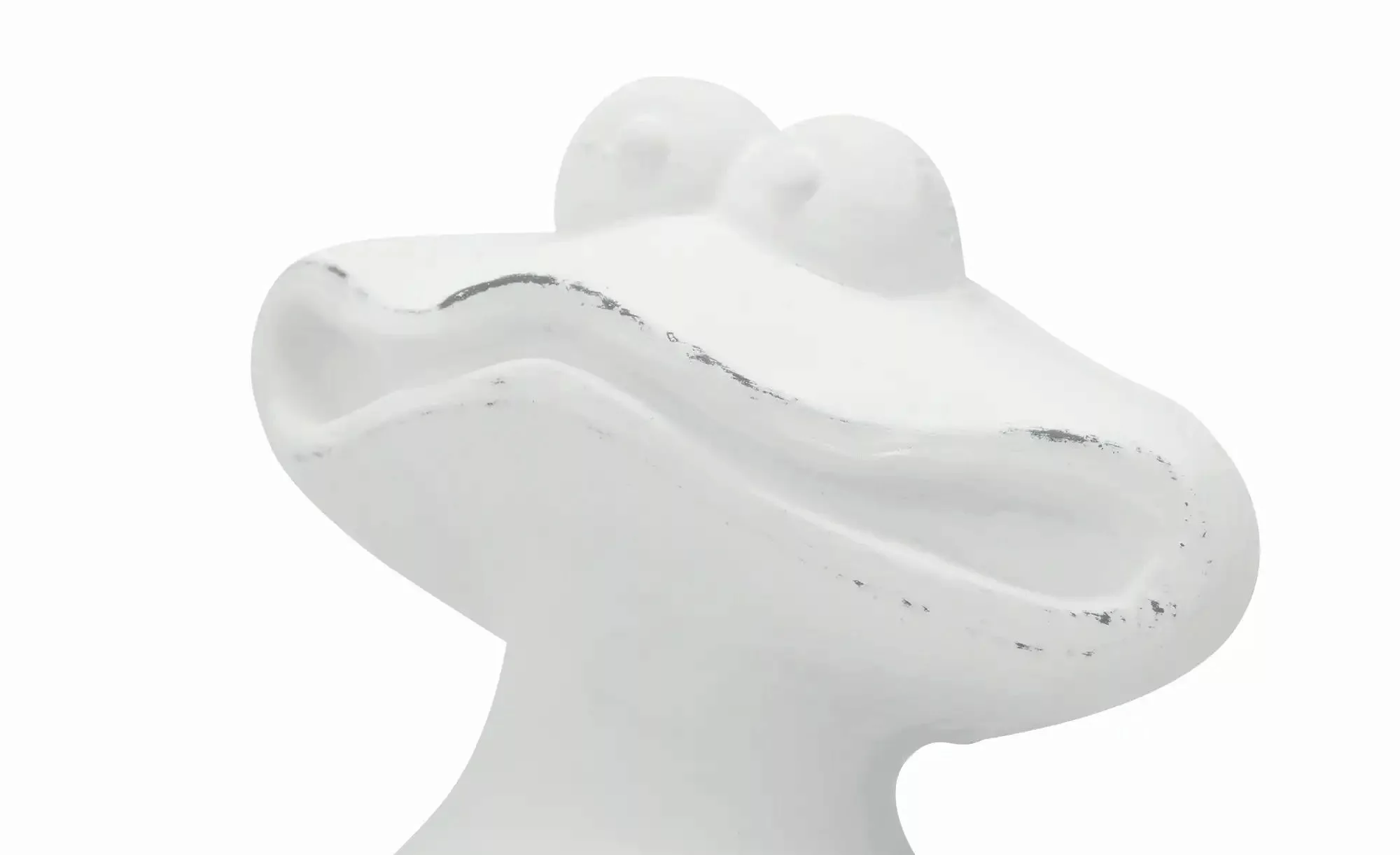 Deko Frosch   ¦ weiß ¦ Polyresin (Kunstharz) ¦ Maße (cm): B: 16,5 H: 21 T: günstig online kaufen