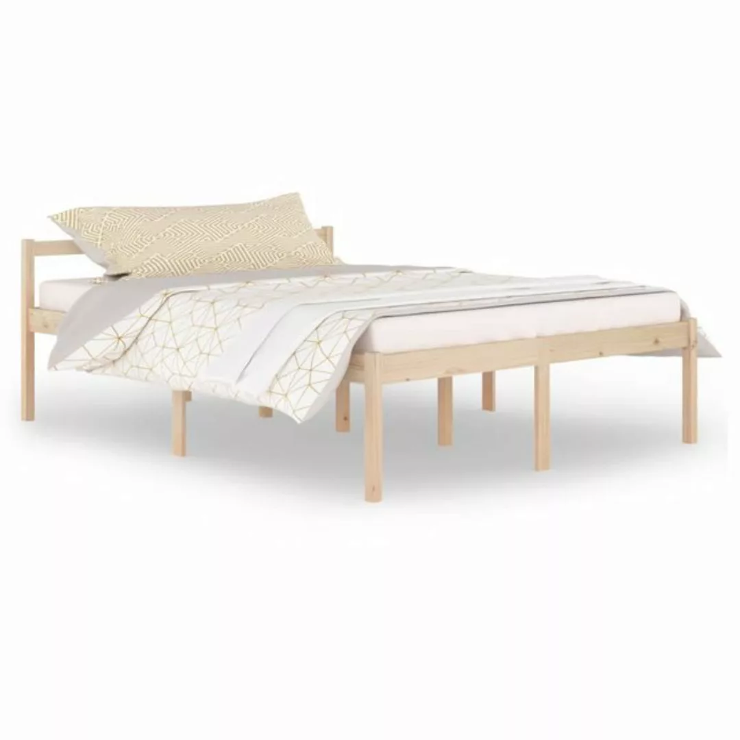 furnicato Bett Seniorenbett 150x200 cm Massivholz Kiefer günstig online kaufen