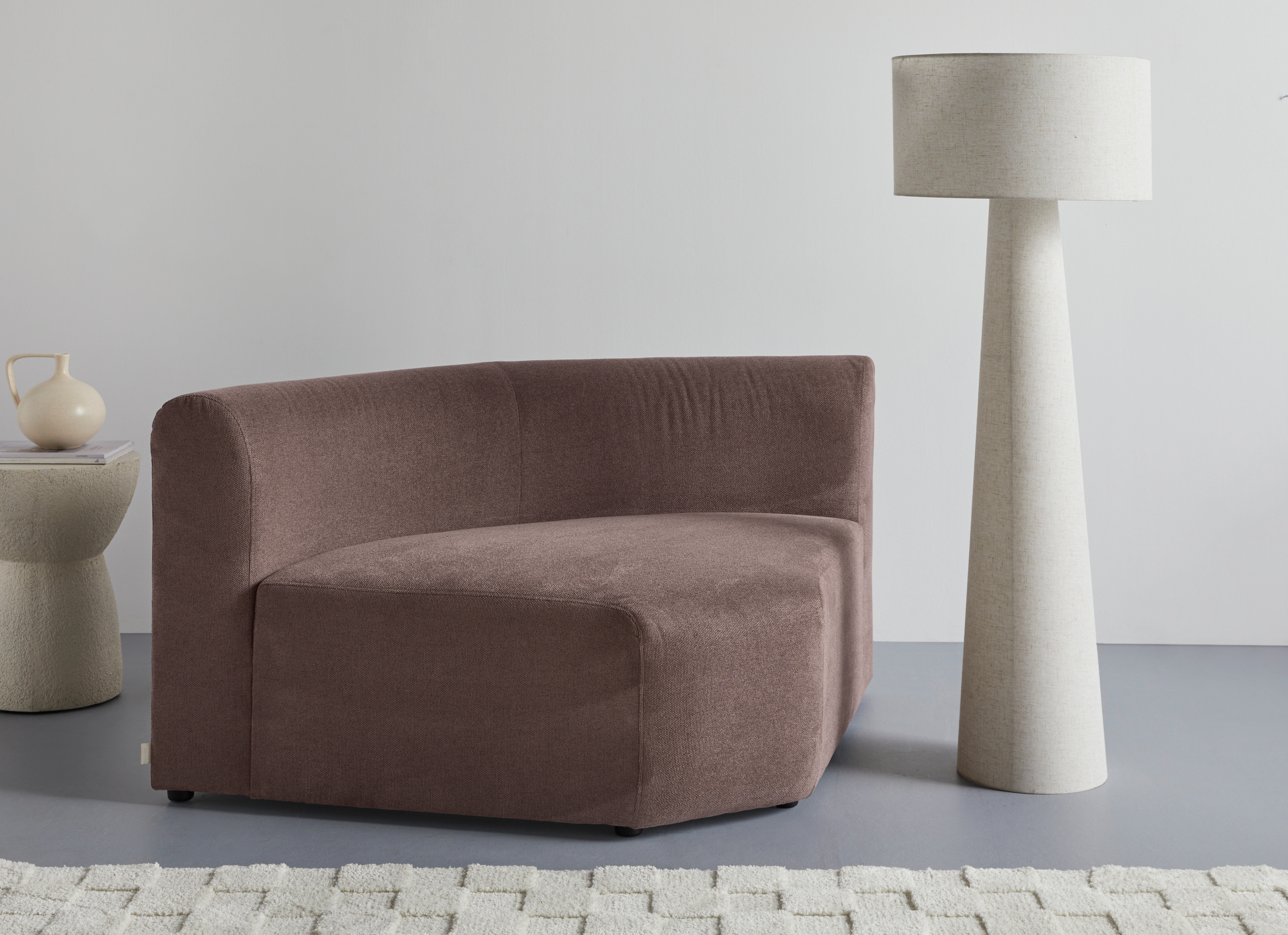 LeGer Home by Lena Gercke Sofa-Eckelement "LYZA mit gerundeter Rückenlehne, günstig online kaufen