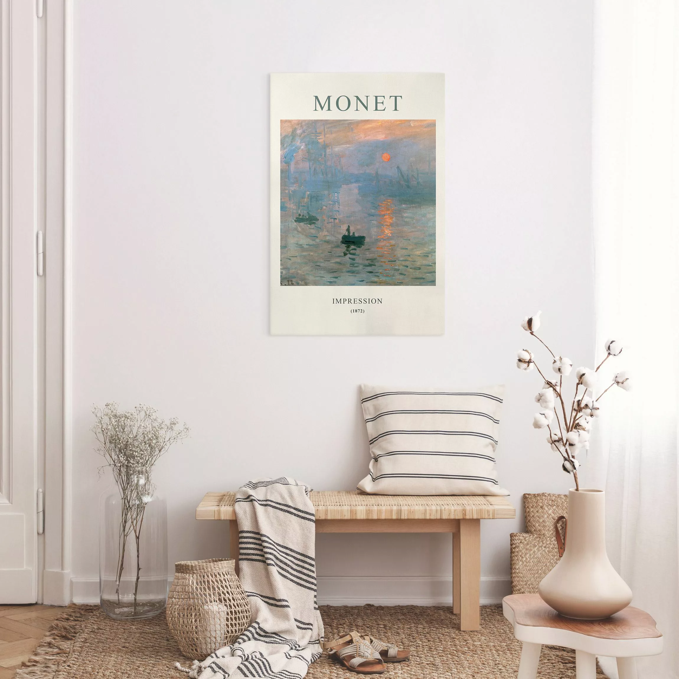 Leinwandbild Claude Monet - Impression - Museumsedition günstig online kaufen