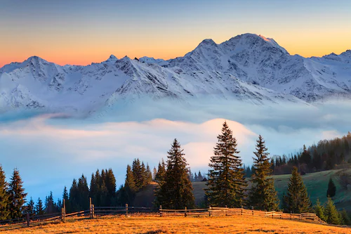 Papermoon Fototapete »ALPENLANDSCHAFT« günstig online kaufen