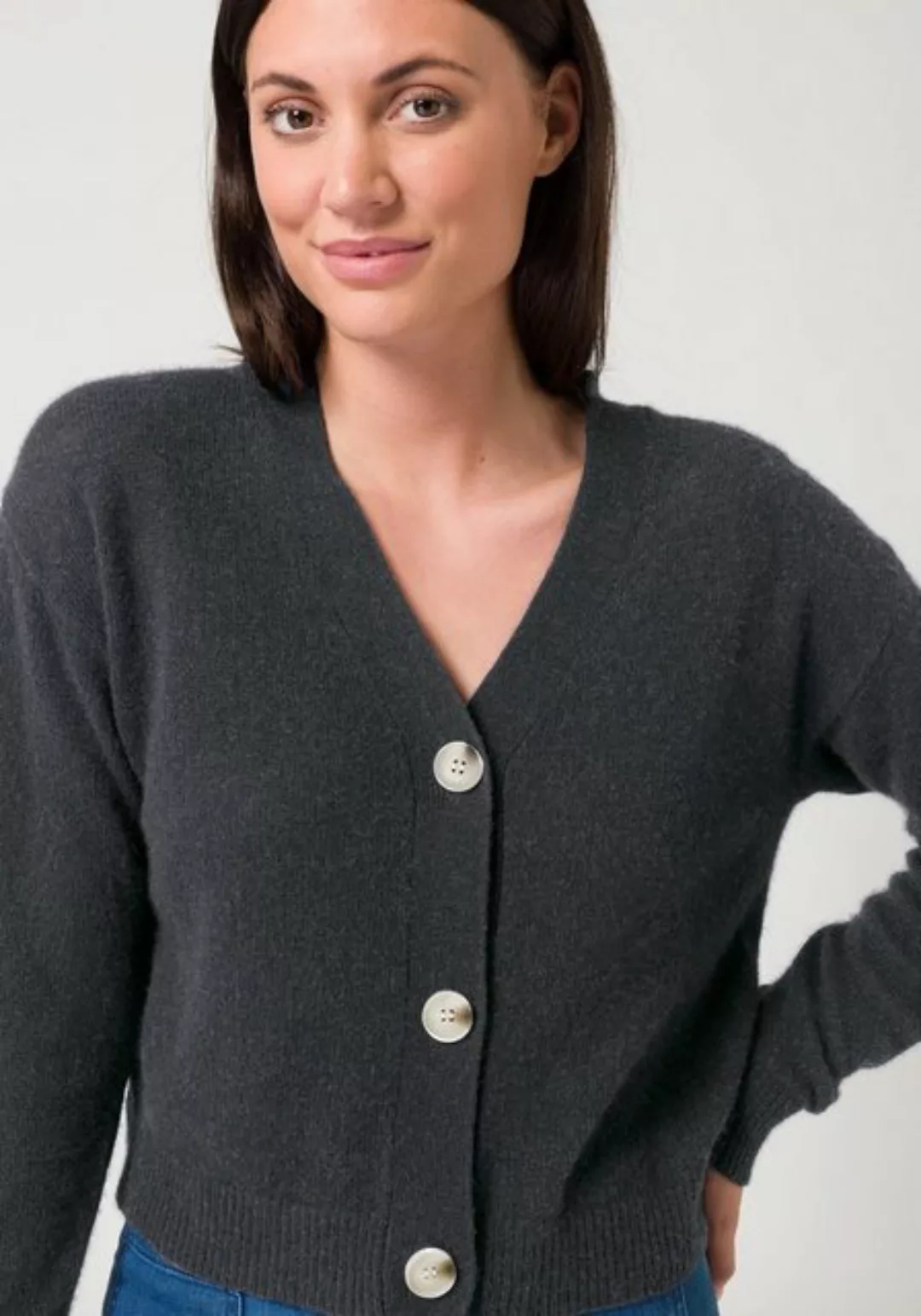 Style & Republic Cardigan Style Republic Kaschmir-Cardigan Damen mit Knopfl günstig online kaufen