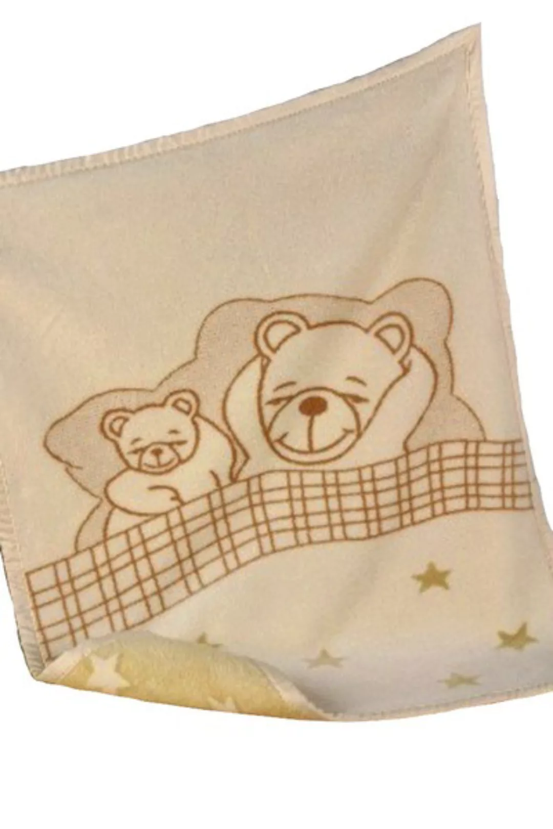 Baby Decke Bobo Natur 75*100 Bio Baumwolle günstig online kaufen