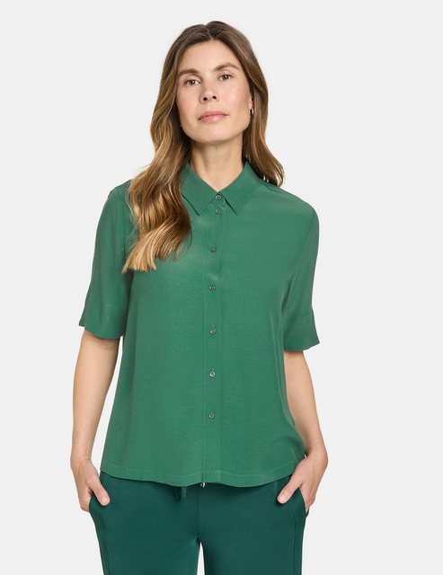 GERRY WEBER Klassische Bluse Nachhaltige Halbarm Bluse günstig online kaufen