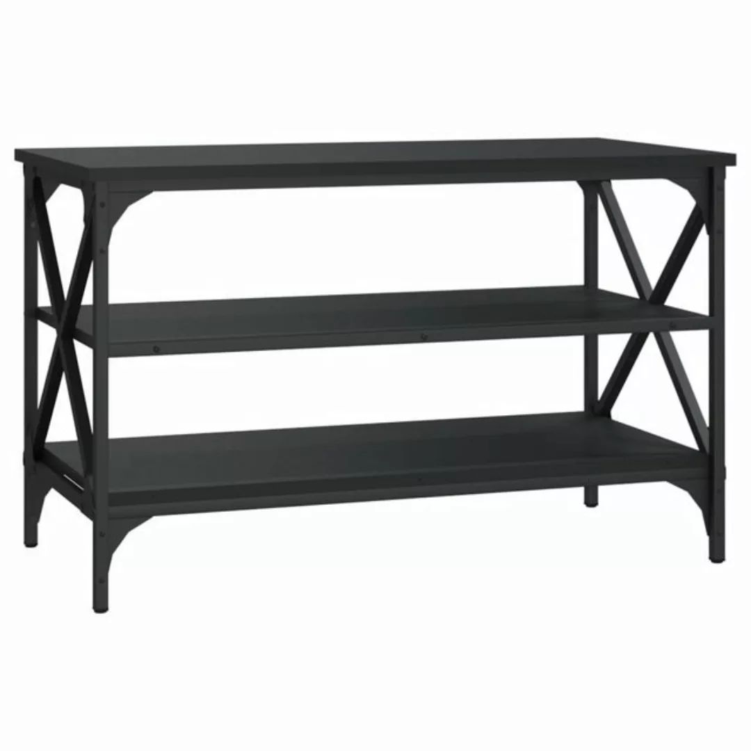 furnicato TV-Schrank Schwarz 80x40x50 cm Holzwerkstoff günstig online kaufen