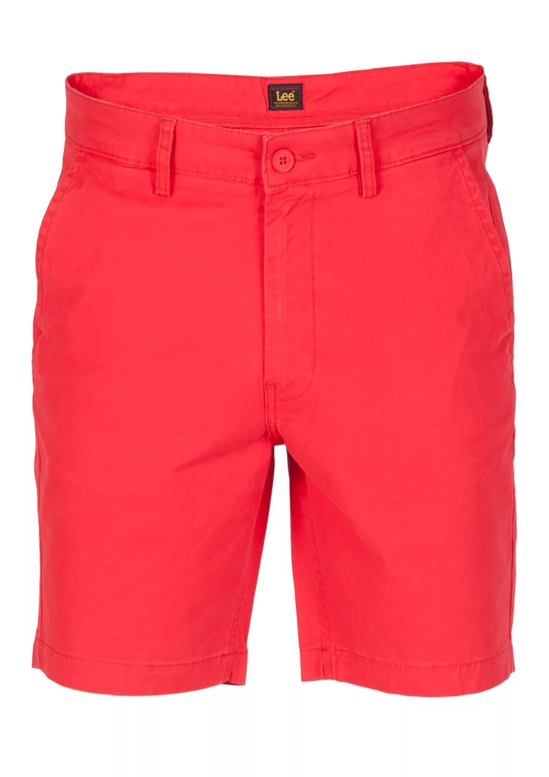 Lee Herren Slim Chino Short - Rot - Pop Red günstig online kaufen