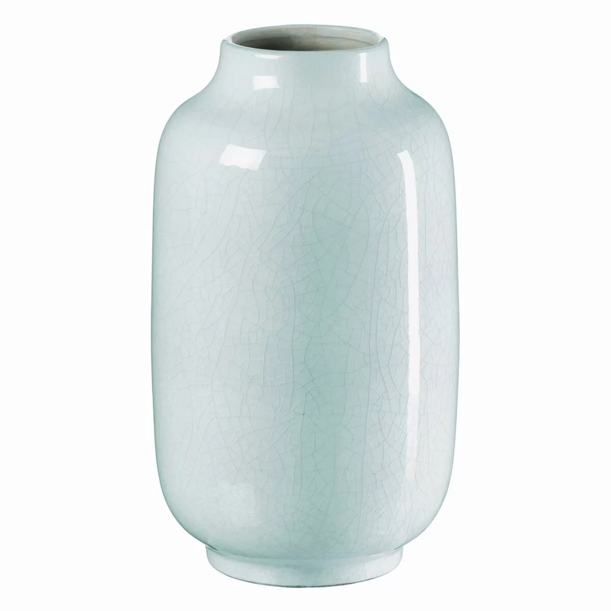 Vase 19 X 19 X 34,5 Cm Aus Keramik Türkis günstig online kaufen