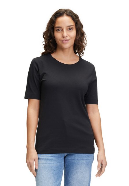 Betty&Co Kurzarmshirt Betty & Co Basic Shirt mit Rundhalsausschnitt (1-tlg) günstig online kaufen