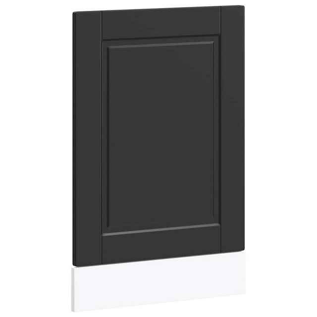 vidaXL Unterschrank Geschirrspülerblende Porto Schwarz 45x1,5x67 cm Holzwer günstig online kaufen