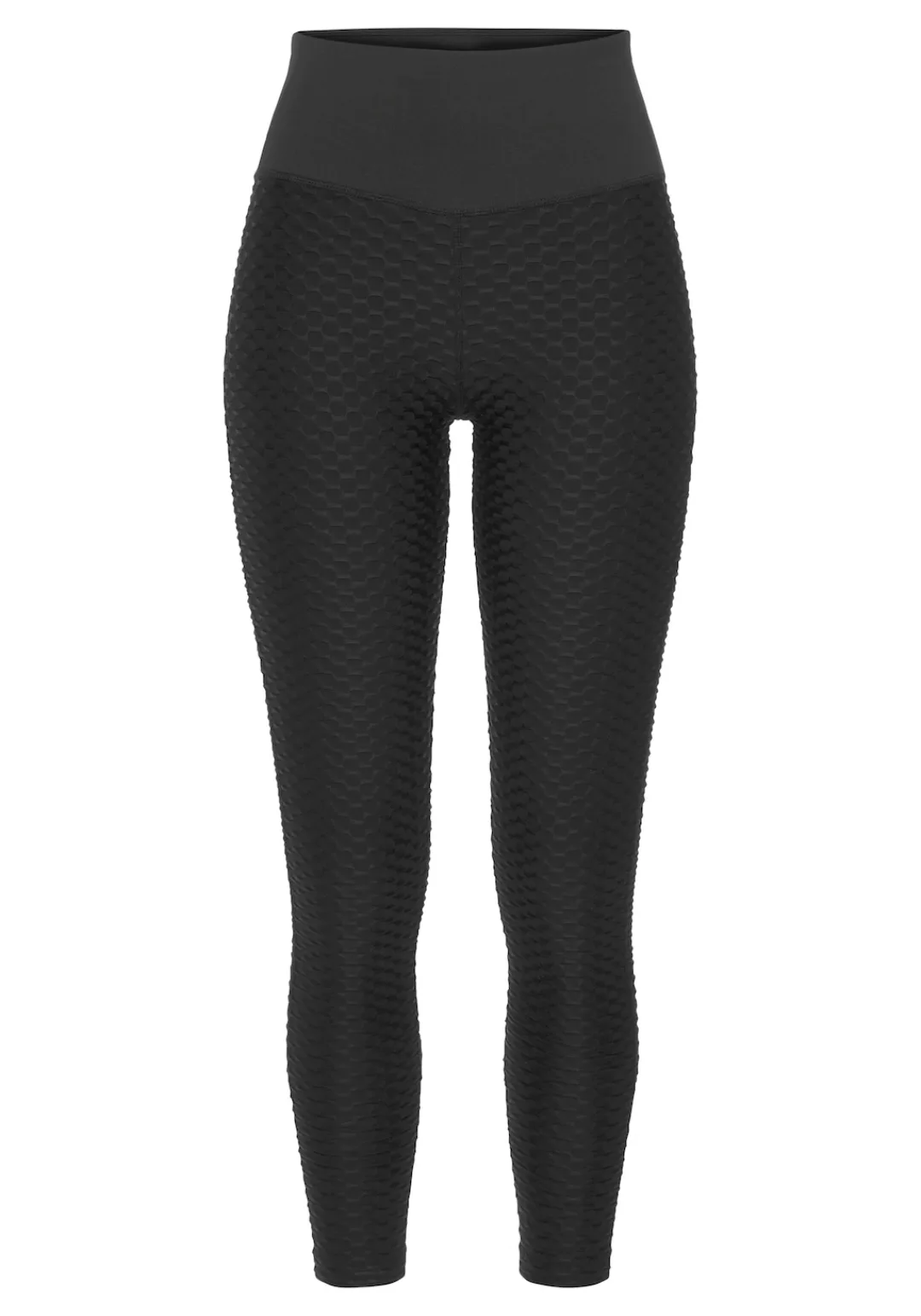 Vivance active Funktionsleggings, mit Wabendesign und Mesheinsatz günstig online kaufen