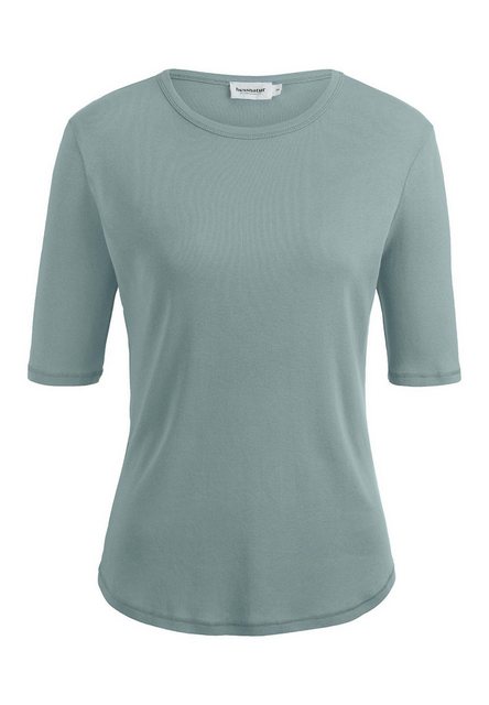 Hessnatur T-Shirt Softrib Kurzarm Slim aus Bio-Baumwolle und TENCEL™ (1-tlg günstig online kaufen