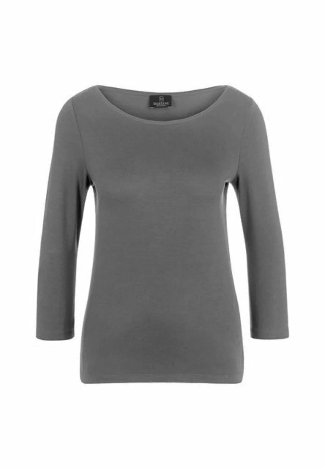 MADELEINE 3/4-Arm-Shirt Shirt mit U-Boot-Ausschnitt günstig online kaufen