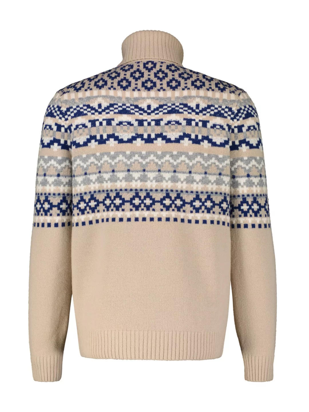 LERROS Rollkragenpullover "LERROS Woll-Cashmere-Jacquardpullover, Rollkrage günstig online kaufen