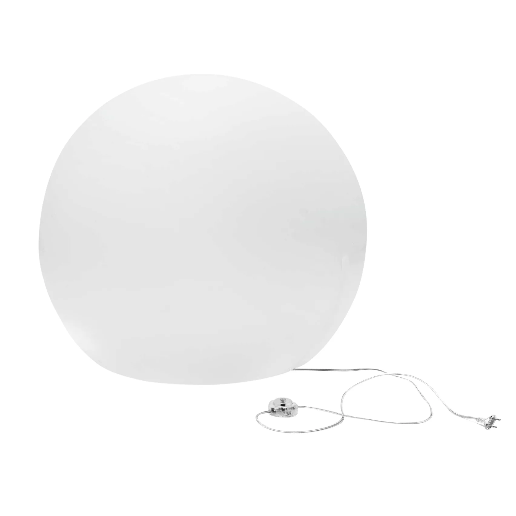 Pedrali - Happy Apple 332 Bodenleuchte - opal/Kabel transparent/Ø 120cm günstig online kaufen