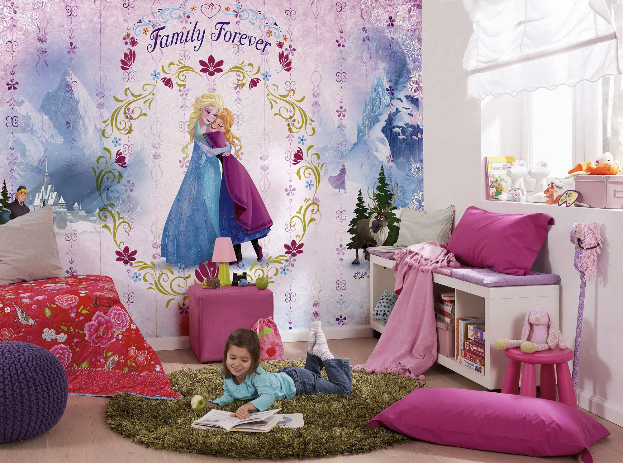 Komar Vliestapete »Frozen Family Forever«, 400x260 cm (Breite x Höhe) günstig online kaufen