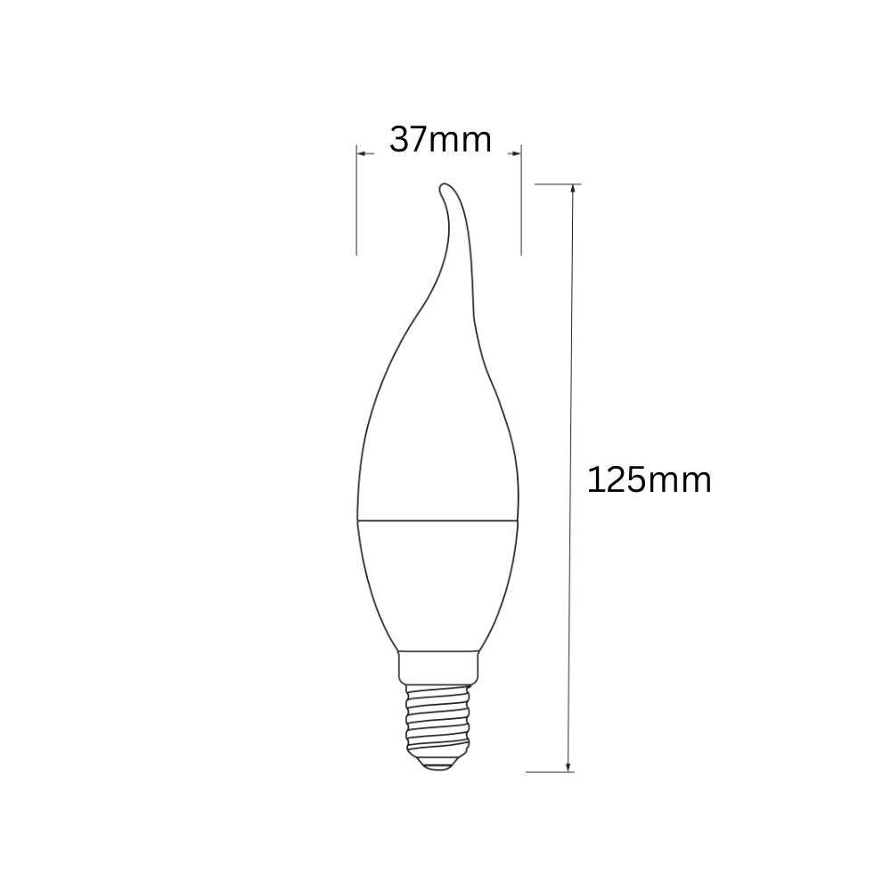 V-TAC LED-Leuchtmittel 4W E14 LED Kerze günstig online kaufen