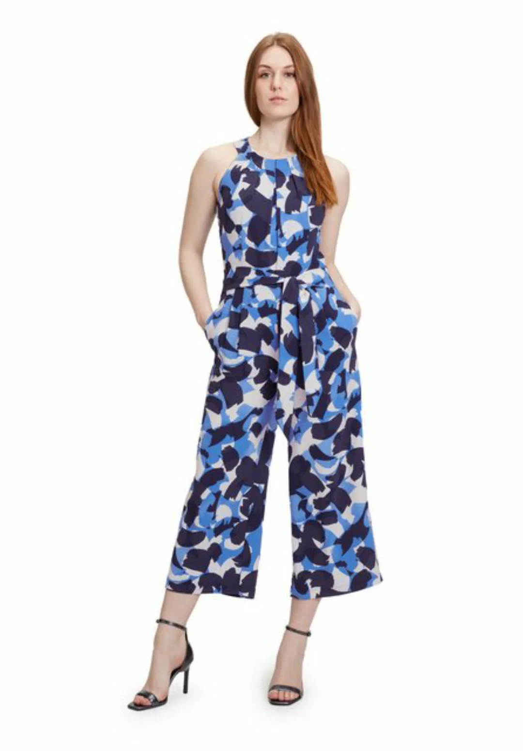 Betty&Co Overall Betty & Co Jumpsuit ohne Arm (1-tlg) Falten günstig online kaufen