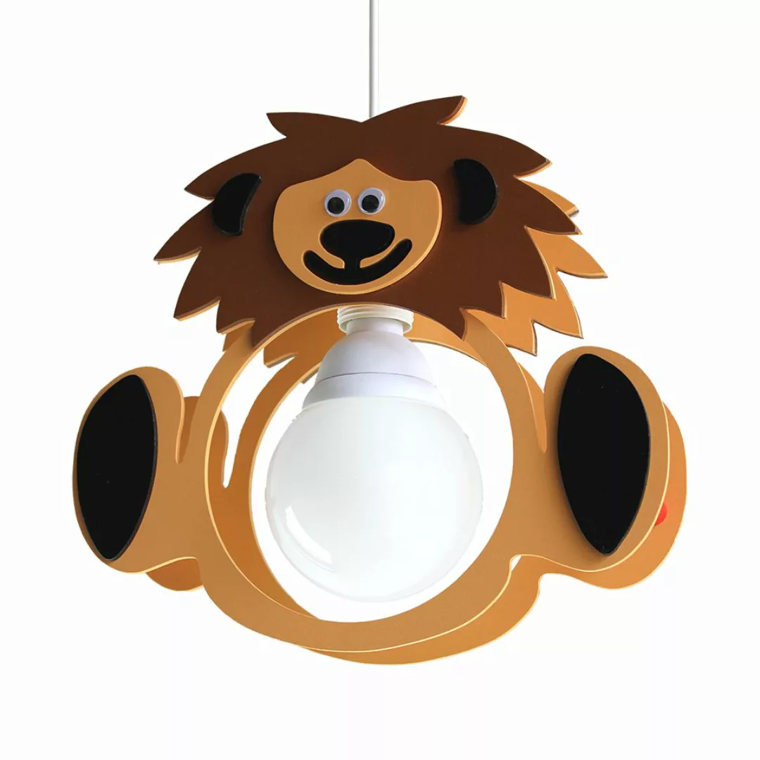 Kinderzimmer-Hängeleuchte Löwe Leo günstig online kaufen