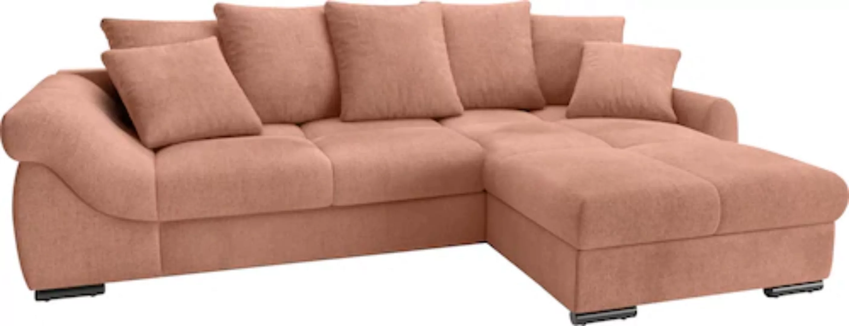 Mr. Couch Ecksofa "Livorno DuraFlex", inkl. Hochschläfer-Bettauszug, XL-Bet günstig online kaufen