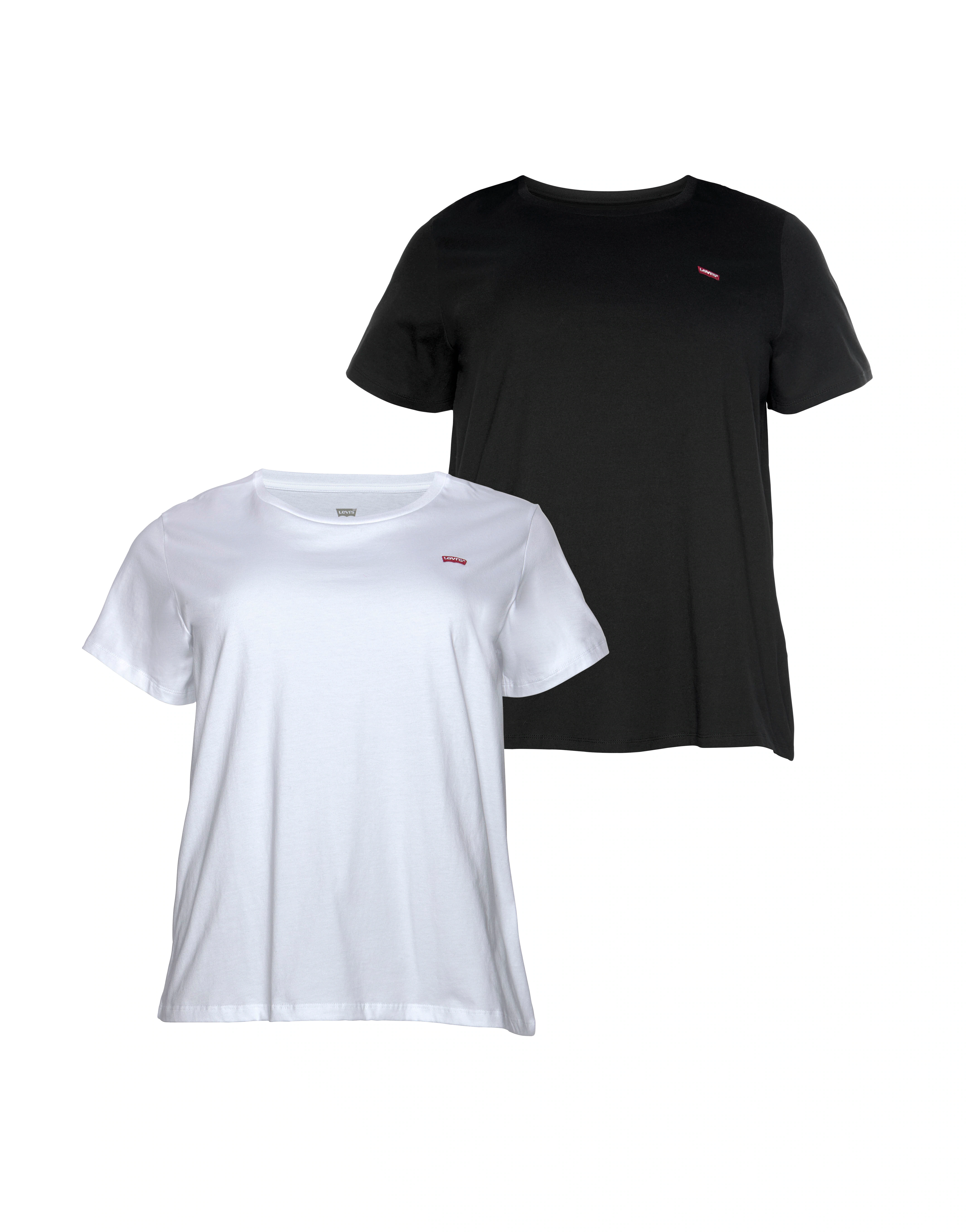 Levi's® Plus T-Shirt Perfect Crew (2er-Pack) günstig online kaufen