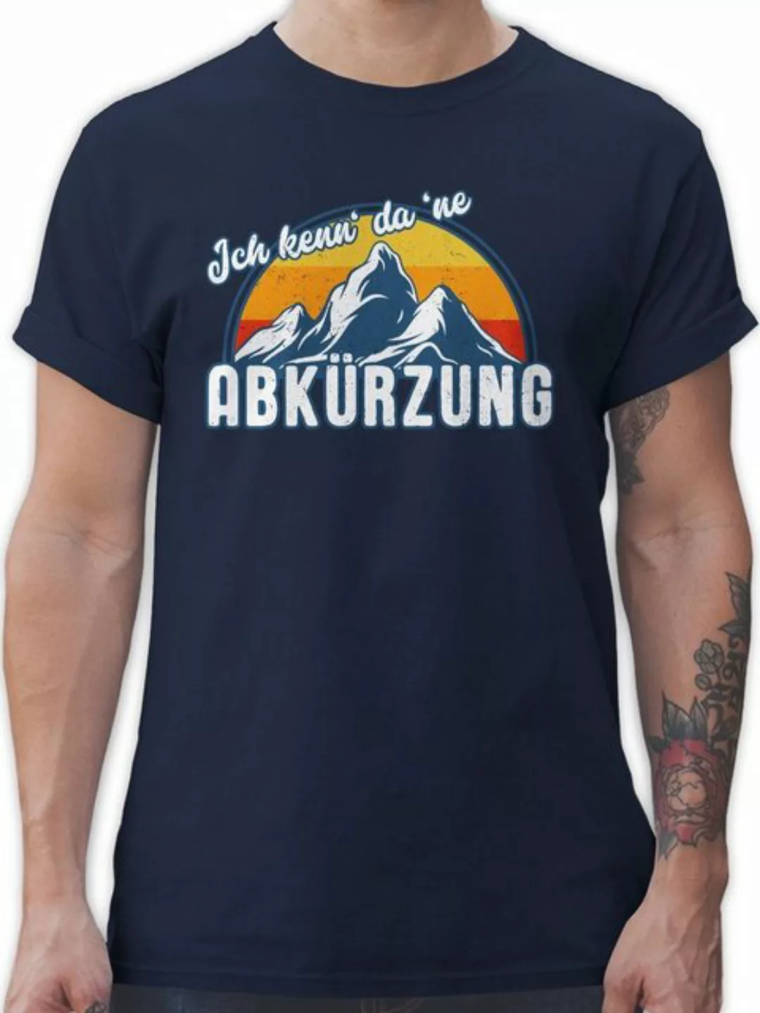 Shirtracer T-Shirt Ich kenn' da 'ne Abkürzung Retro Vintage Sport Zubehör günstig online kaufen