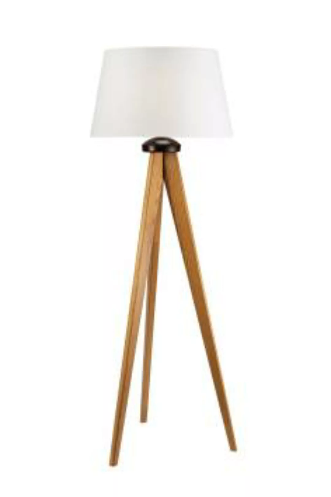 Stehleuchte Klein Holz Rustikal Wohnzimmer Lampe günstig online kaufen