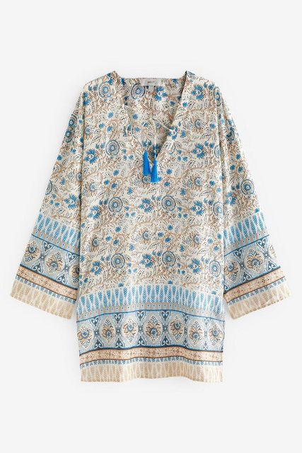 Next Strandkleid Kaftan-Kleid mit kurzen Ärmeln (1-tlg) günstig online kaufen