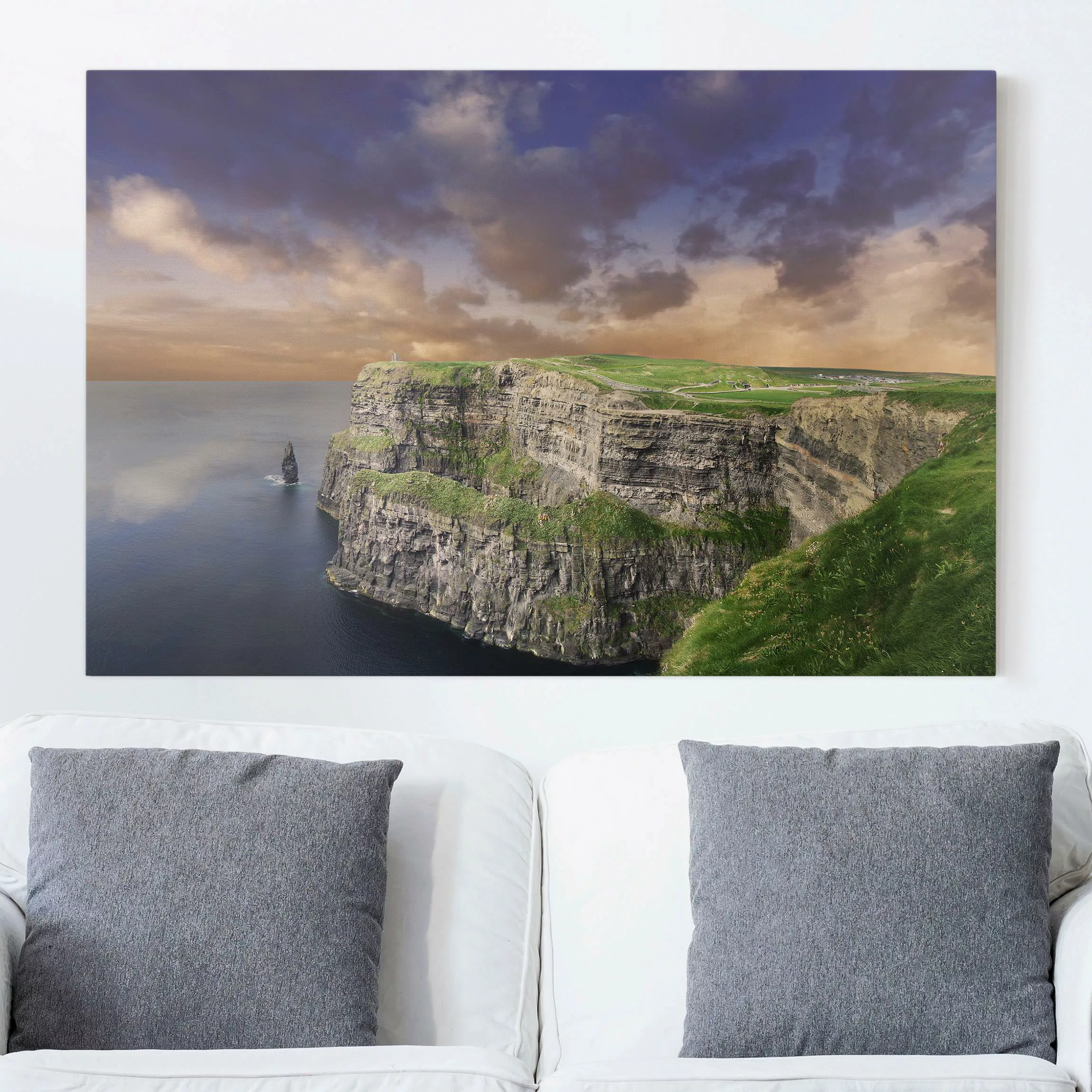 Leinwandbild Natur & Landschaft - Querformat Cliffs Of Moher günstig online kaufen