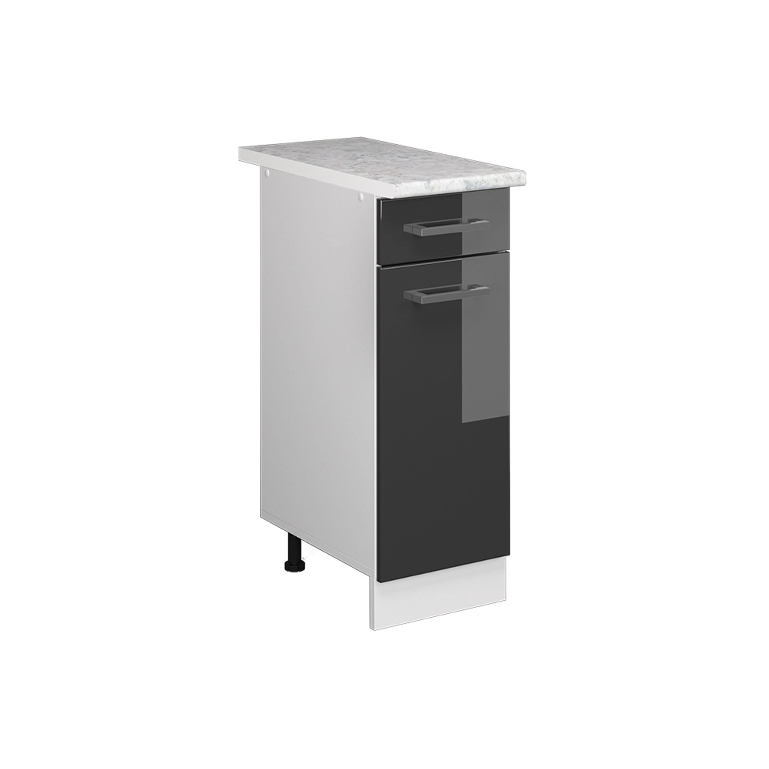 Vicco Unterschrank R-Line, Anthrazit Hochglanz/Weiß, 30 günstig online kaufen