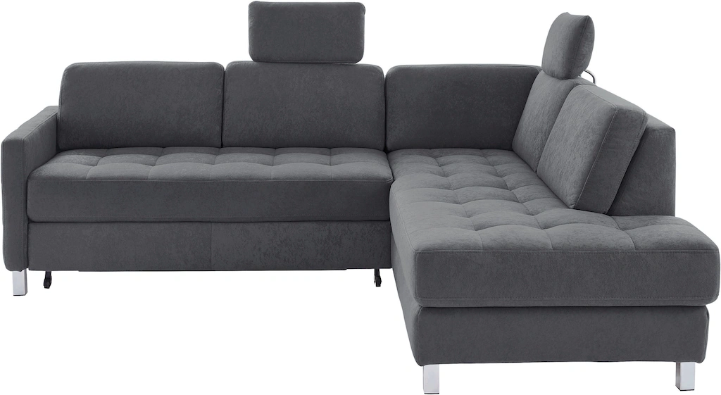 sit&more Ecksofa "Pablo L-Form", wahlweise mit Bettfunktion und Bettkasten günstig online kaufen