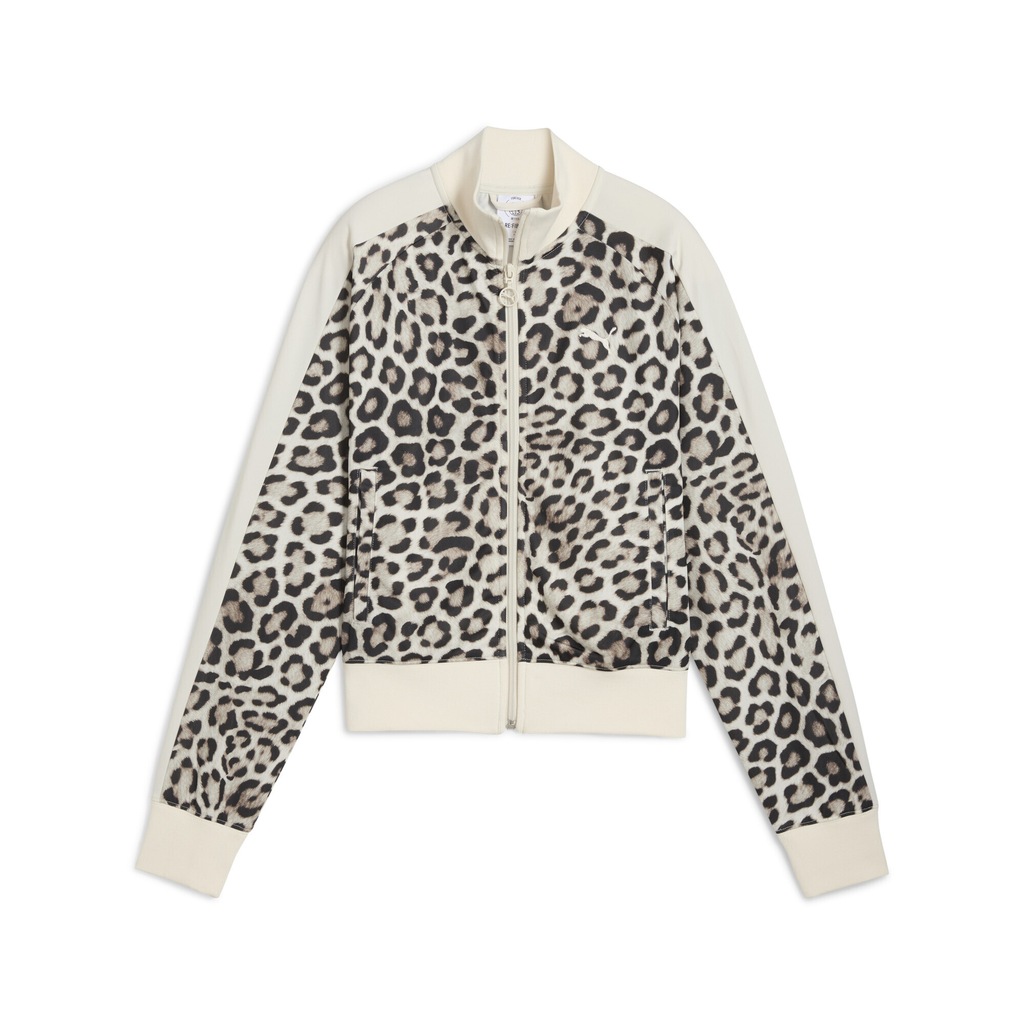 PUMA Trainingsjacke "T7 LEO LUXE Kurze Trainingsjacke mit Allover-Print Dam günstig online kaufen