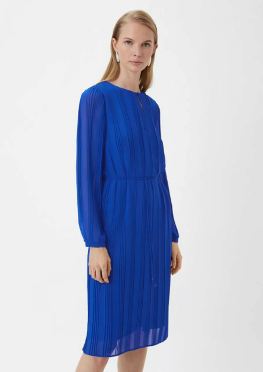 Comma Sommerkleid Kleid, BLUE günstig online kaufen