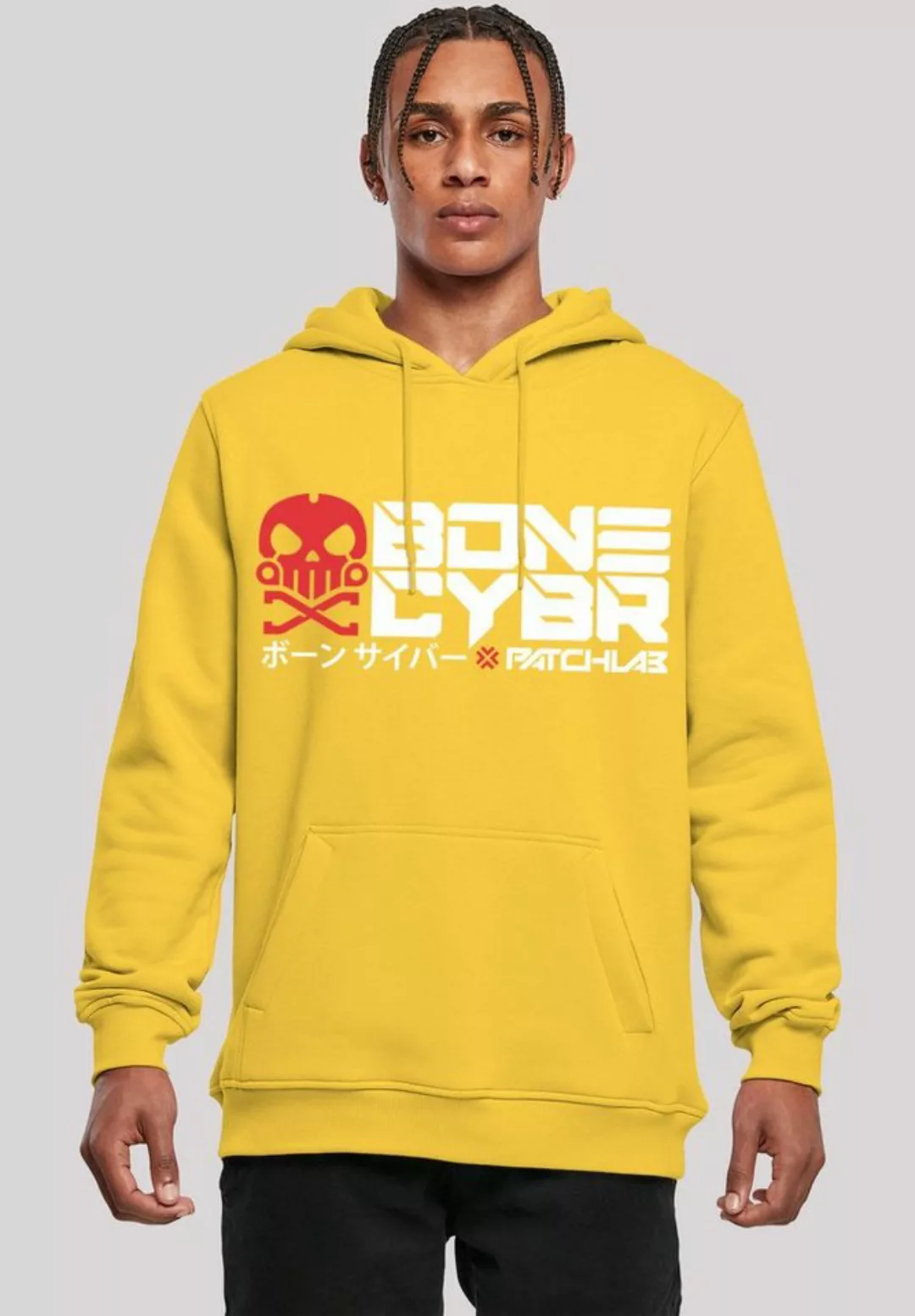 F4NT4STIC Kapuzenpullover "Bone Cyber rot CYBERPUNK STYLES", Print günstig online kaufen