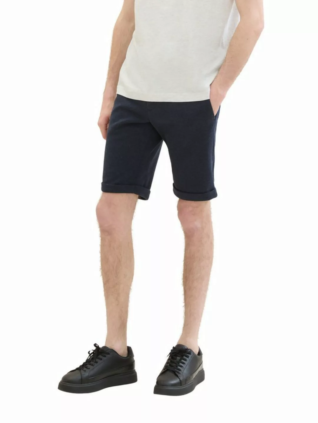 TOM TAILOR Bermudas mit Melange Optik günstig online kaufen